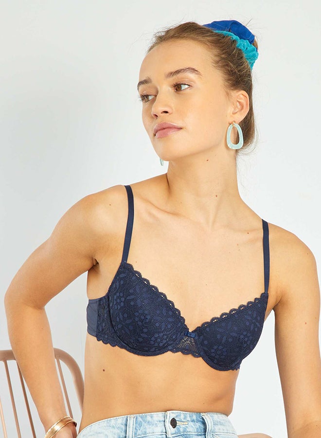 Kiabi Padded lacedemi-cup  bra  - Image 1