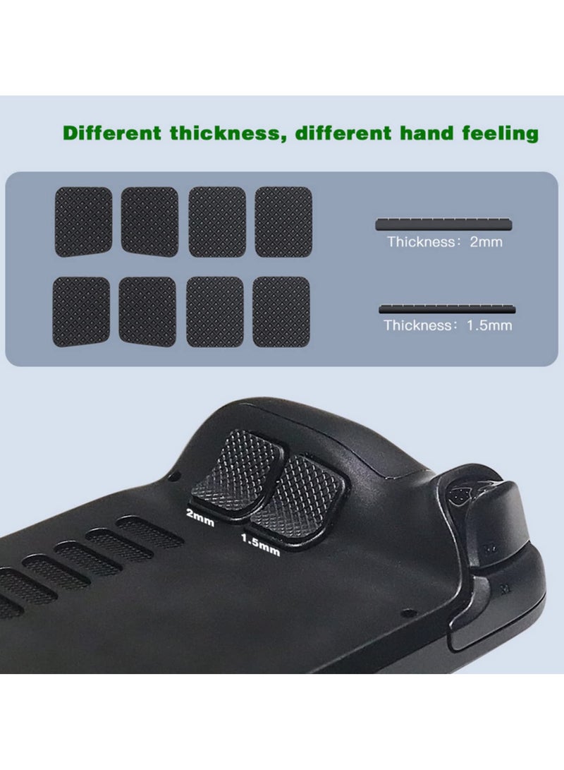 لإكسسوارات Steam Deck - مجموعة الحماية الكاملة تشمل ملصق لوحة اللمس، أغطية السيليكون للأزرار، موصل على شكل حرف L، وملصقات أزرار الظهر لتعزيز تجربة الألعاب. - Image 3