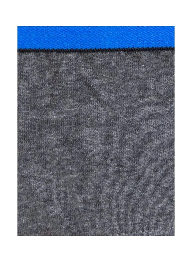 JOCKEY Jockey Men Cotton Briefs Pack of 1 FP01 Charcoal Melange Large Charcoal Melange and Rich Royal Blue L