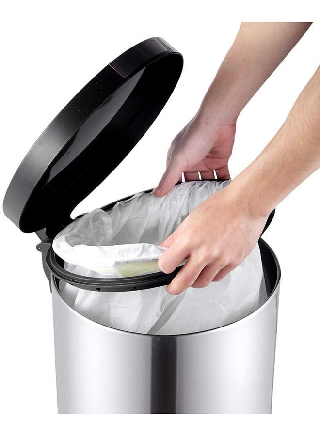 Orchid Eko Artistic Round Step Waste Bin With Lid 20 Litre  - Image 3