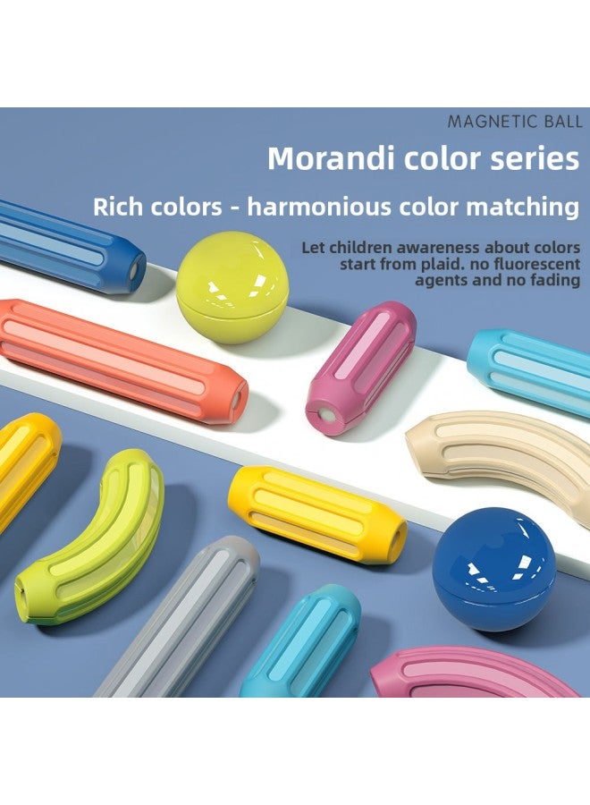 [Thinking Enlightenment] Children's Educational Geometry Three-dimensional Magnetic Stick Building Blocks Baby Intelligence Development Early Education Toys-Color:80pcs Set + Storage Bucket (mid-order Combination)  - Image 3