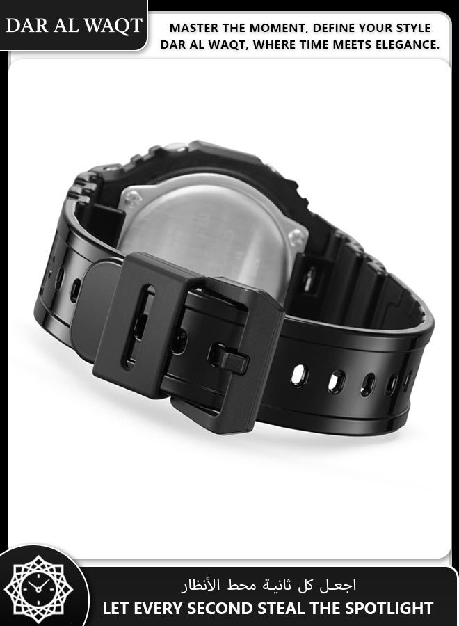 Casio G-Shock GA-2100RGB-1A Virtual Rainbow Series - Iridescent Vapor Deposition Dial, Gloss Black Case, Digital-Analog Display, Cyberpunk Style - Image 4