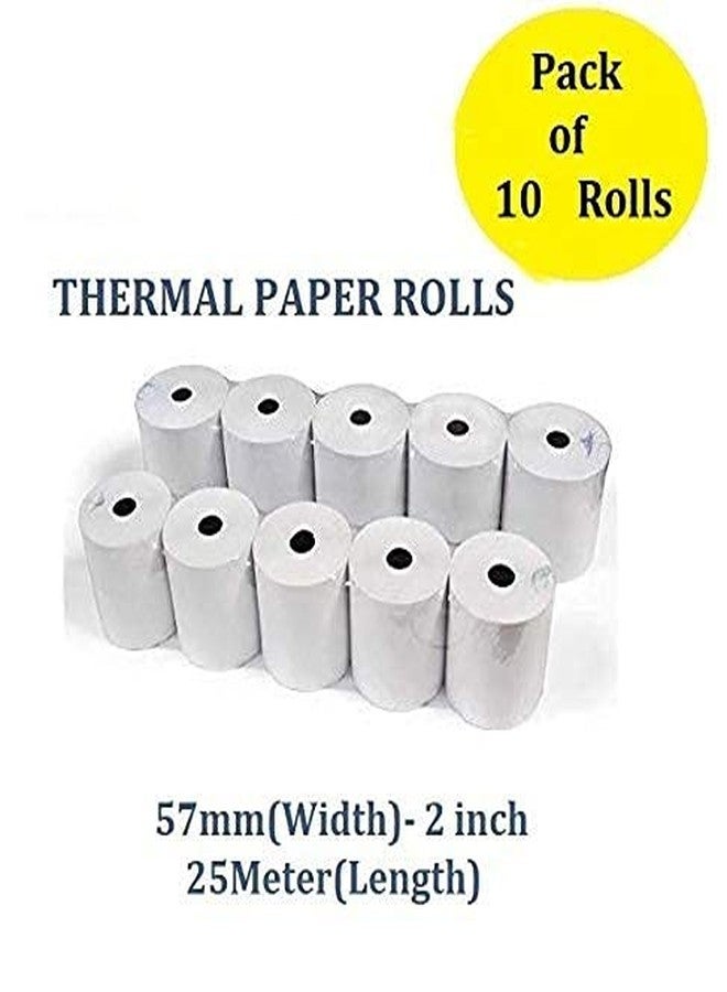 Security Store 58MMx25Mtr(2Inch) Thermal Paper roll (Set of 10 Rolls) - Image 5