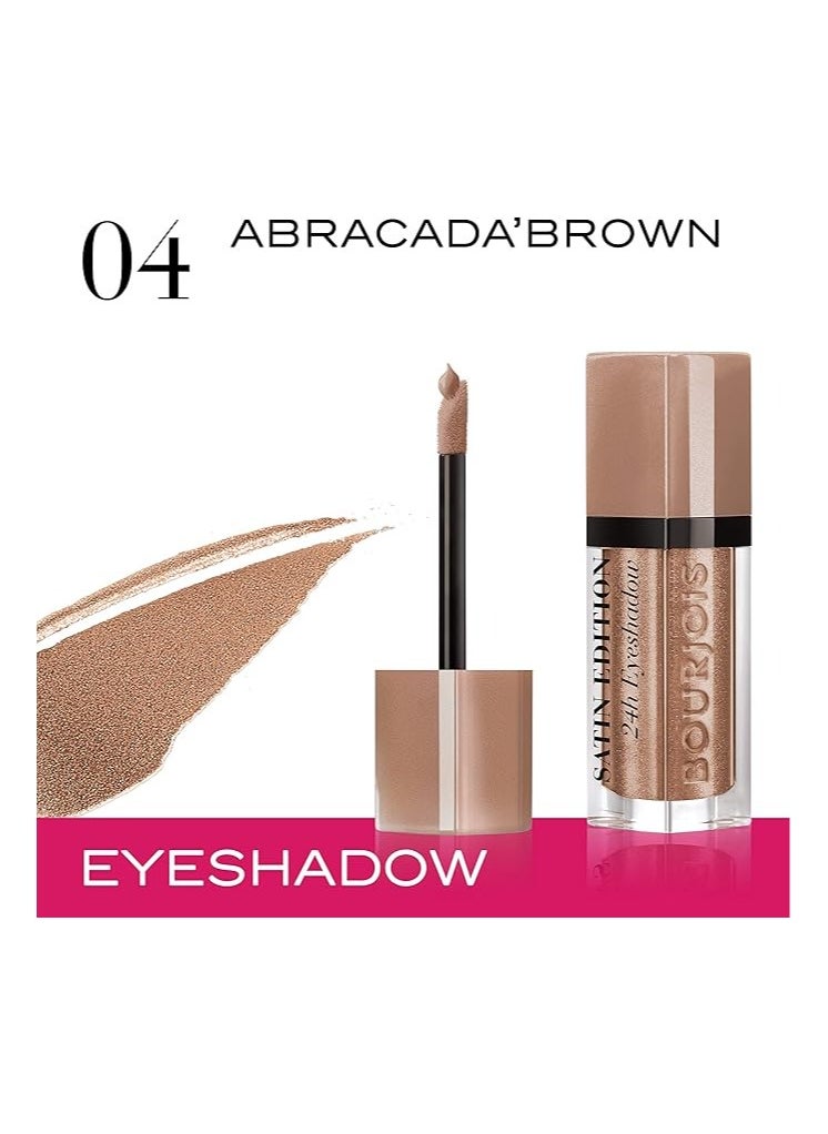 BOURJOIS PARIS Bourjois satin edition 24h eyeshadow 04 abracada'brown. 8 ml - 0.27 fl oz  - Image 3