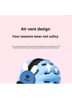 Y&D Baby Safety Helmet For Crawling Walking Baby Head Protector Head Protection For Infant Baby Soft Cushion Safety Toddler Headguard 1-2 Years Old 6-12 Months Blue  - Image 3
