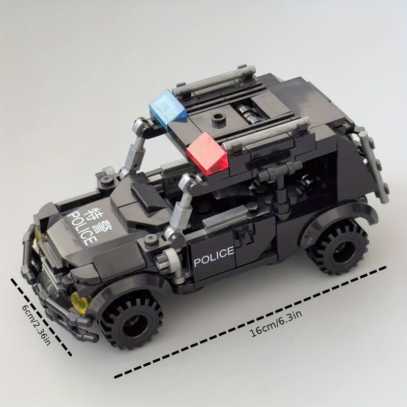 Special Police Toy Building Blocks Car Model Military Assembly Scene Puzzle Educational Gift 773 - Image 4