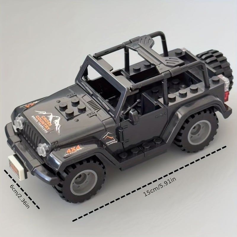Special Police Toy Building Blocks Car Model Military Assembly Scene Puzzle Educational Gift 773 - Image 2