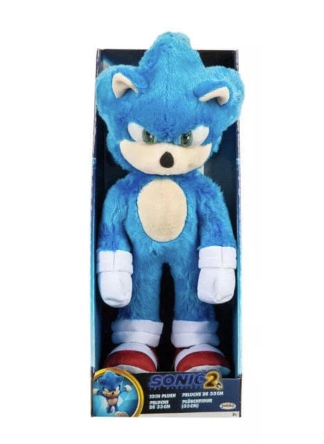 Sonic The Hedgehog Sonic The Hedgehog, Sonic Movie 13" Plush, 5.6 x 5.4 x 14 inches  - Image 3