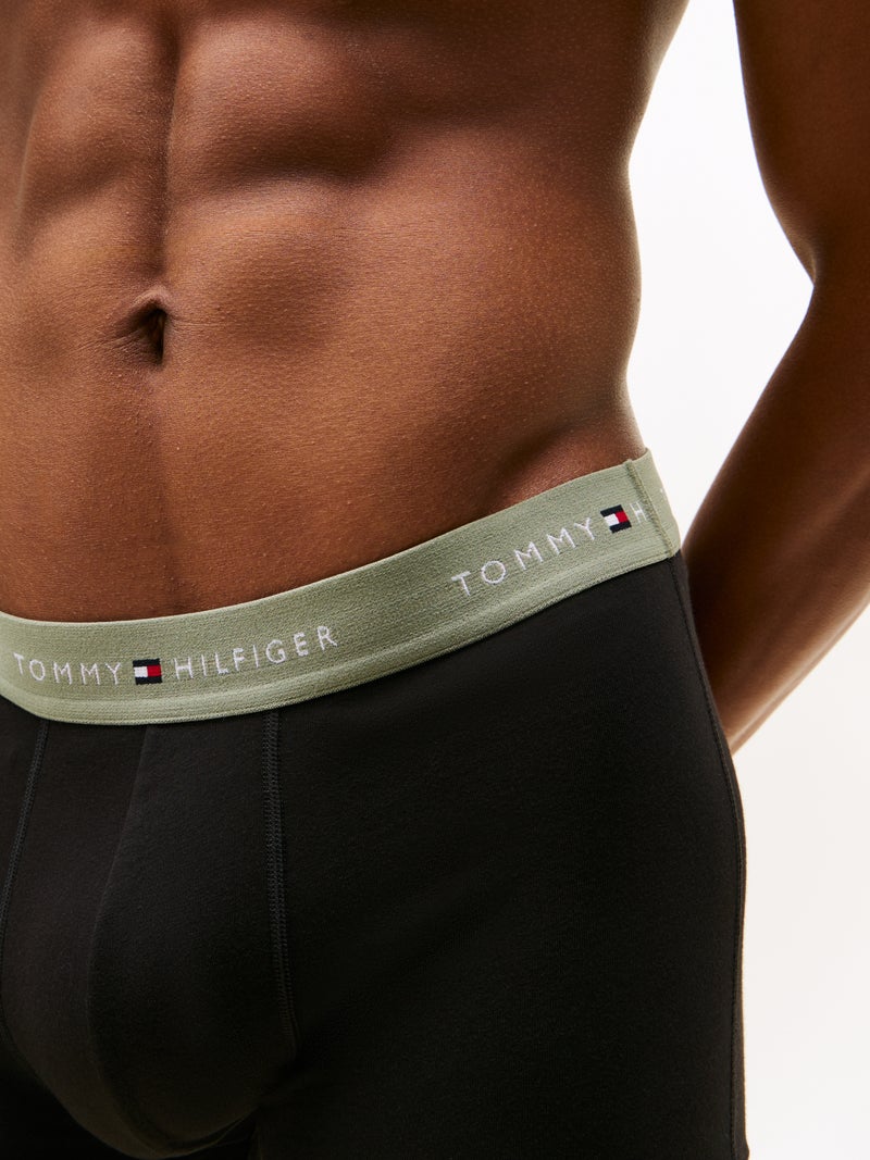 تومي هيلفيغر طقم 3 سراويل داخلية من مجموعة كوتون ستريتش - Image 5