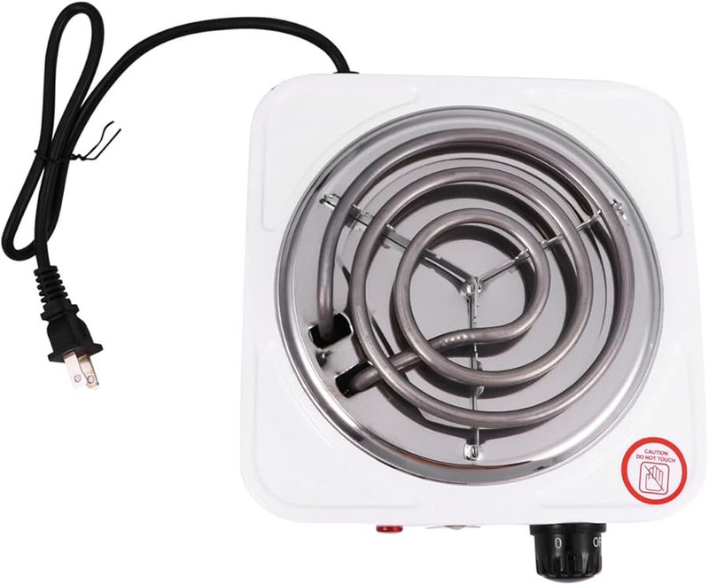 Portable Single Burner Electric Stove Adjustable Temperature Control Compact For Camping Travel Home - Image 2