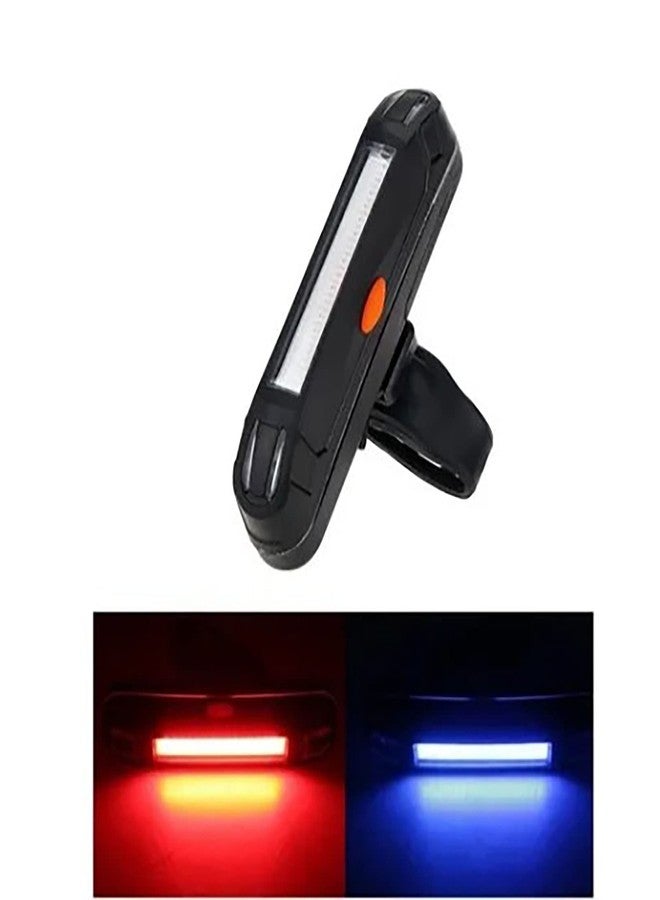 Dilwe ضوء خلفي، ضوء فرامل LED مقاوم للماء قابل لإعادة الشحن مع إشارة للدراجات الهوائية - Image 5