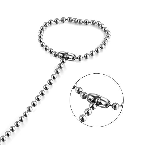 Pangda 20 Pcs Vertical Chain Connector for Roman Blinds Replacement Clips for Chain and Cord(Stainless Steel,Stylish) - Image 4