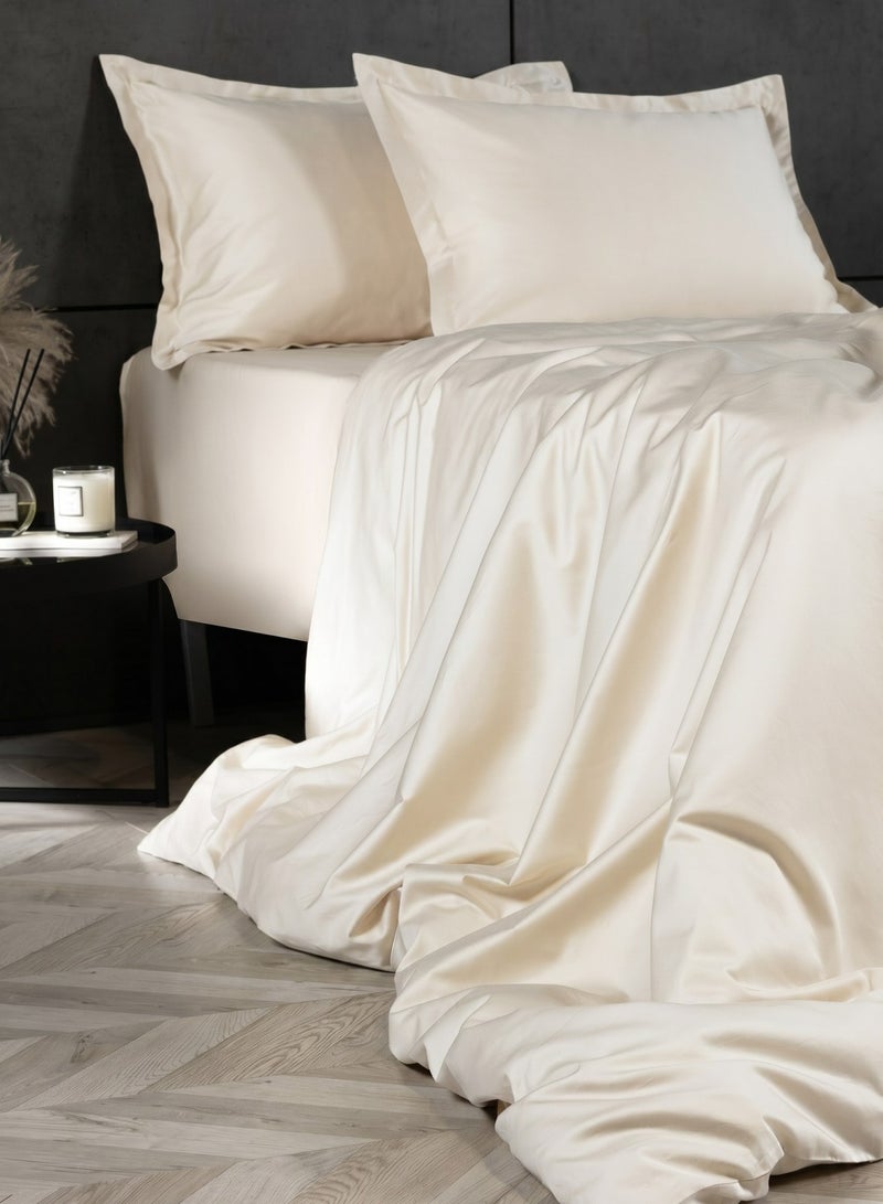 Askona Bed Linen 240x260 Askona Home Sateen White Sand - Image 2