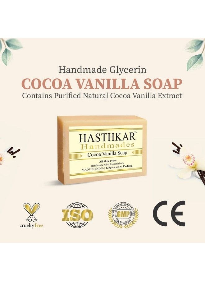 byPurenaturals - Hasthkar Handmades Handmade Natural Herbal Cocoa Vanilla Soap 125Gm - Image 1