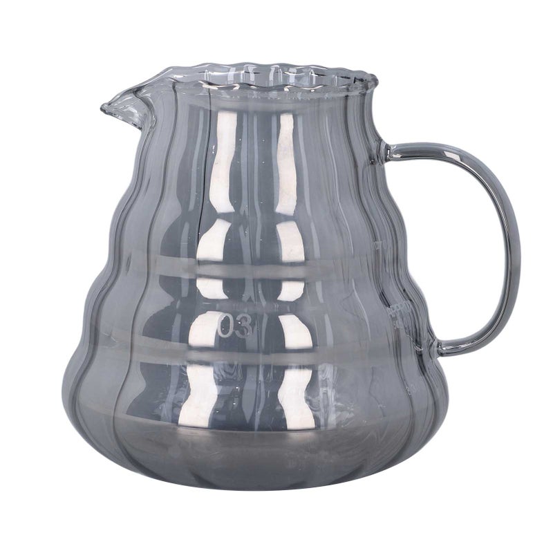 Pour Over Coffee Pot: Borosilicate Glass, Heat Resistant - Drop Proof, Durable Glass Coffee Server for Home Office Coffee Brewing - Image 5