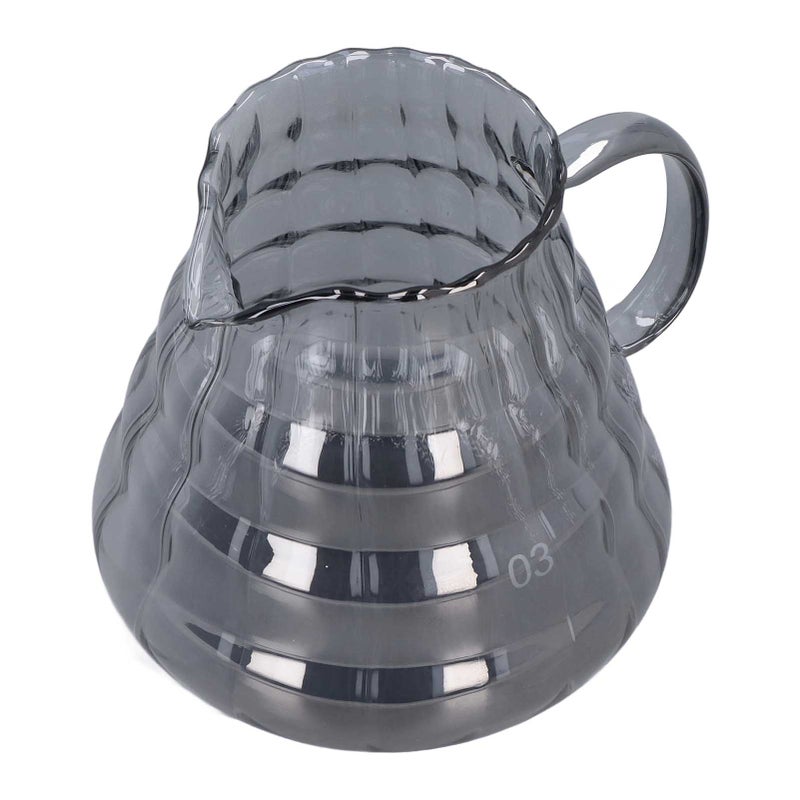Pour Over Coffee Pot: Borosilicate Glass, Heat Resistant - Drop Proof, Durable Glass Coffee Server for Home Office Coffee Brewing - Image 3