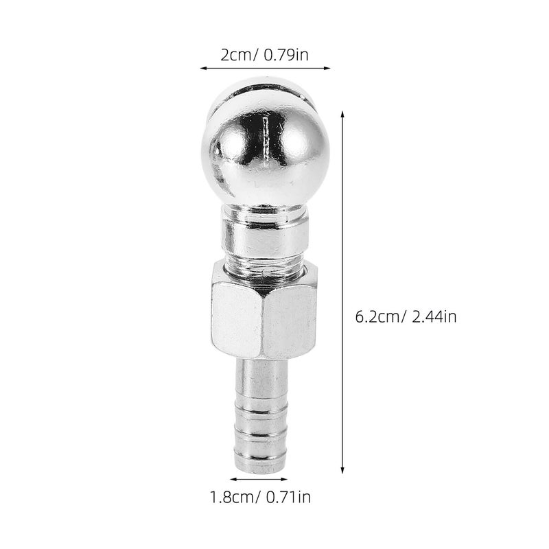 2Pcs Ball Foot Tire Inflator Nozzle Adapter for Car Air Pump Efficient Inflation - Image 3