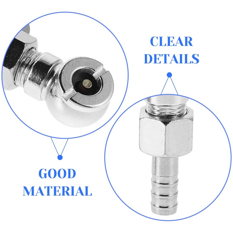 2Pcs Ball Foot Tire Inflator Nozzle Adapter for Car Air Pump Efficient Inflation - Image 4