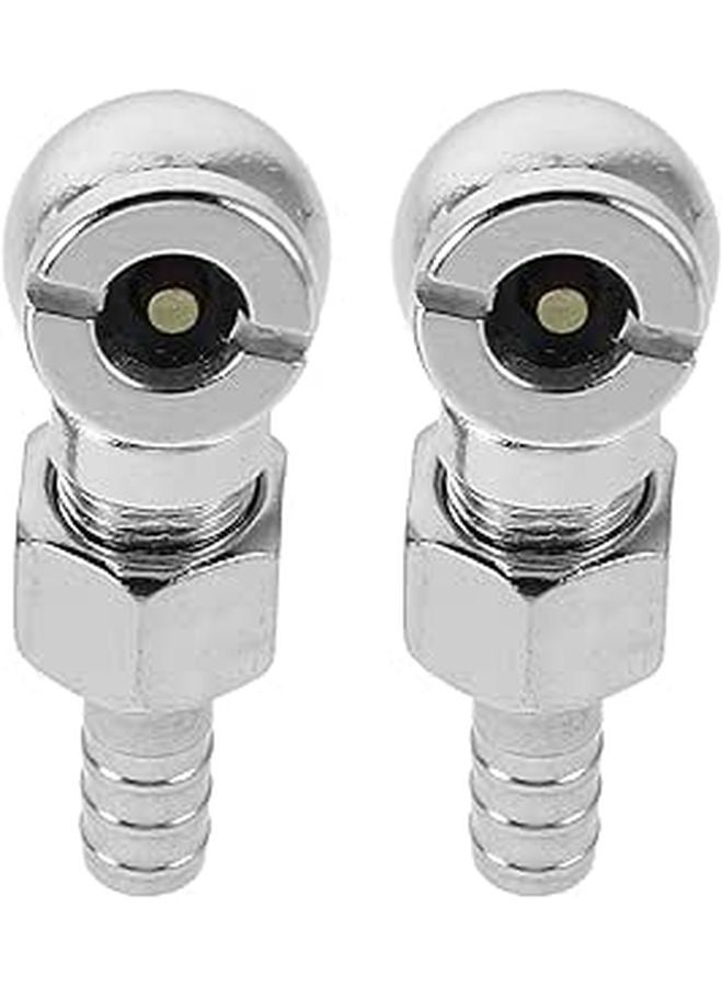 2Pcs Ball Foot Tire Inflator Nozzle Adapter for Car Air Pump Efficient Inflation - Image 1