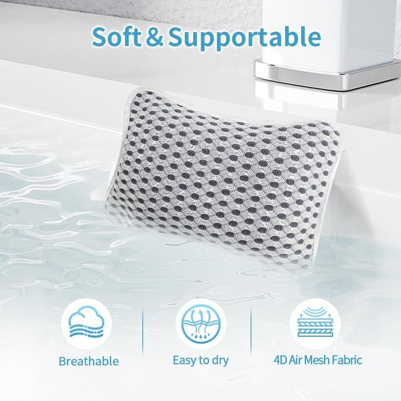 Conbella Spa Bath Pillow with Suction Cups - Image 3