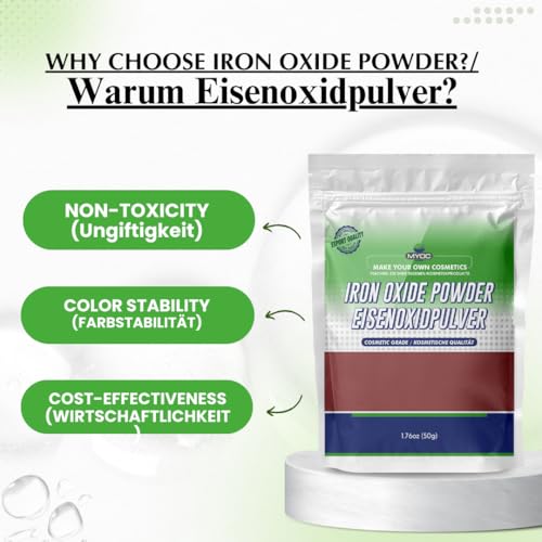 Myoc مسحوق أكسيد الحديد من مايوك – 50 جرام (1.76 أونصة) - Image 4