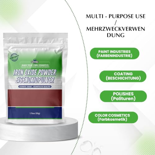 Myoc مسحوق أكسيد الحديد من مايوك – 50 جرام (1.76 أونصة) - Image 5