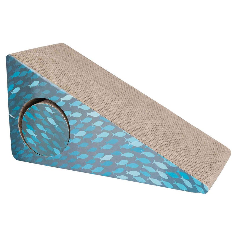 Trixie Scratching Ramp for Cat, 2 Pieces, Cardboard, Catnip Infused, Inclined Surface (44 × 23 × 21 cm) - Image 4