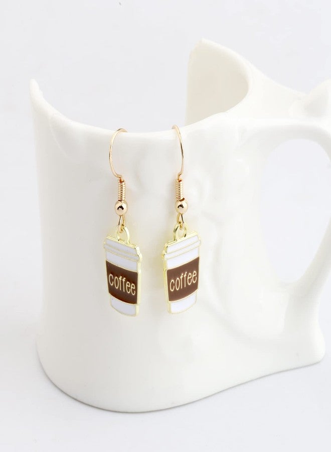 BNQL Dangle Coffee Cup Earrings - Gifts for Coffee Lovers - Image 5