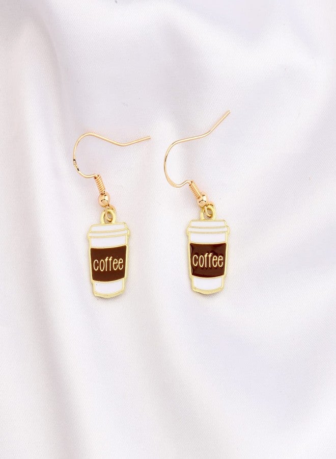 BNQL Dangle Coffee Cup Earrings - Gifts for Coffee Lovers - Image 3