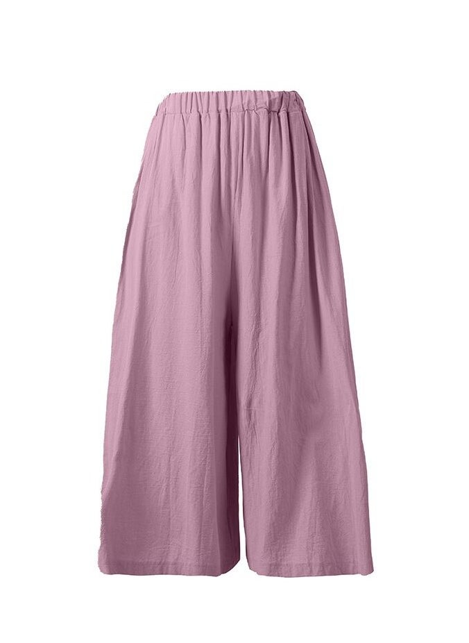 ماركة غير محددة skirt pants  long  Wide Leg  wide casual long pants Womens pants  - Image 2