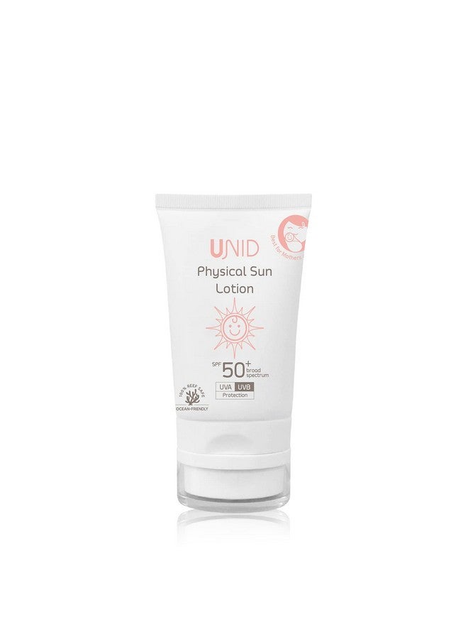 Unid لوشن الحماية من الشمس الطبيعي من UNID (50 مل)، لوشن حماية طبيعي عضوي من الشمس بعامل حماية من الشمس SPF50+، مناسب للمحيط، لا يسبب الدموع، غير مهيج، لطيف وآمن للبشرة الحساسة وجميع أنواع البشرة - Image 1