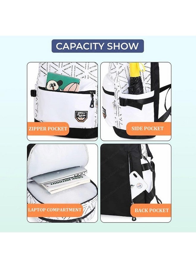 FunBlast School, Office, Casual Bag - Multipurpose Backpack, School & College Bags for students, Large Capacity Unisex Travel Backpack, Picnic Bag (46 X 34 X 20 CM) (Grey) - Image 4