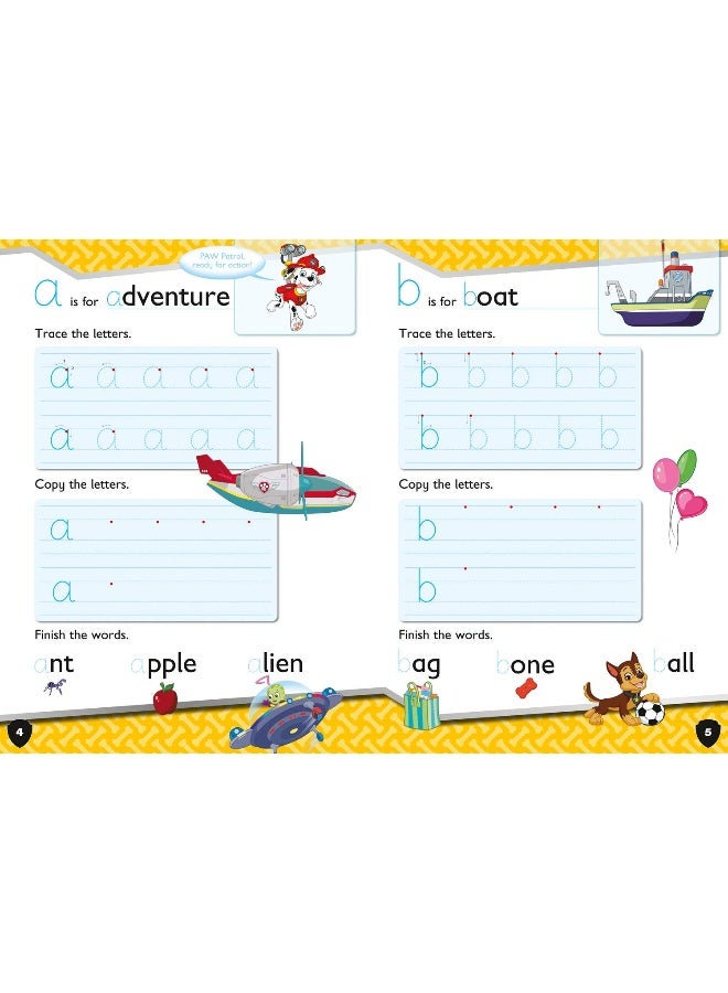 PAW Patrol First Letters Activity Book: Get Ready for School with  - Image 3