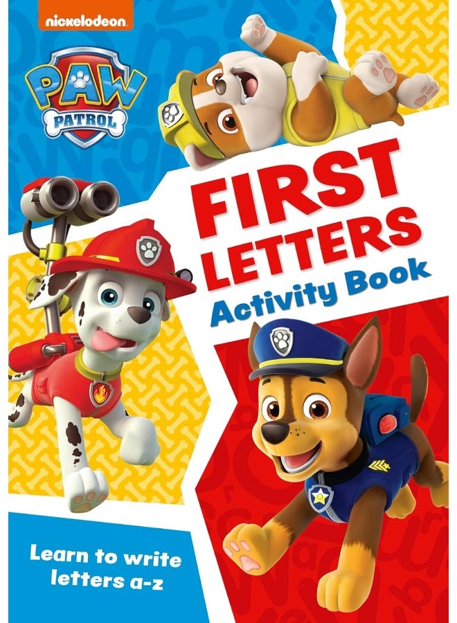 PAW Patrol First Letters Activity Book: Get Ready for School with  - Image 1