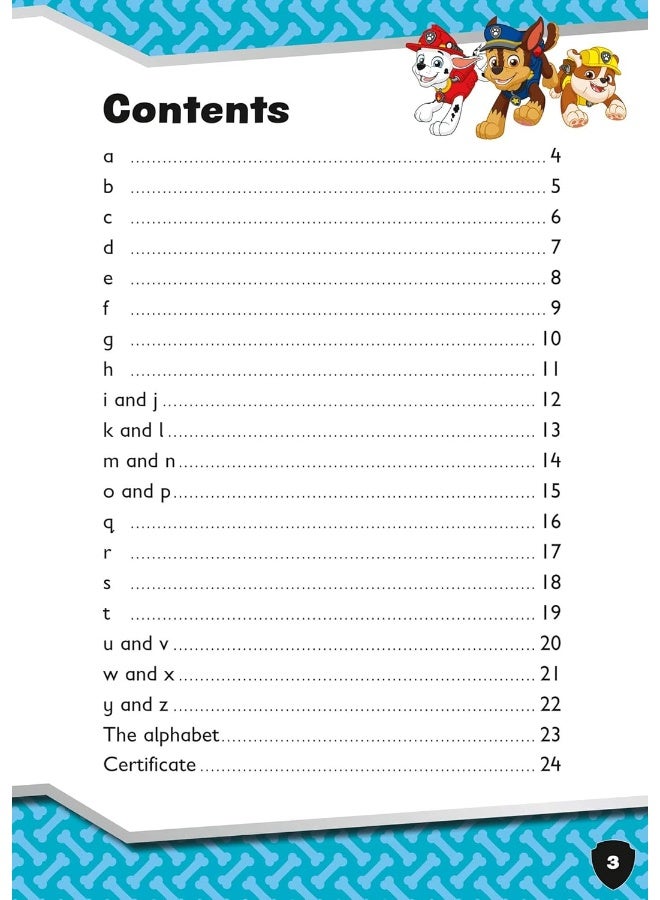 PAW Patrol First Letters Activity Book: Get Ready for School with  - Image 2