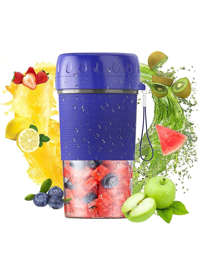 Portable Electric Juice Maker Cup 300ML Mixer Waterproof Smoothie USB Rechargeable Bottle 