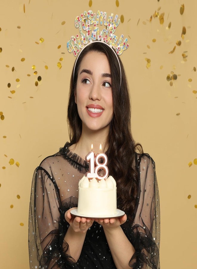 باتيكيل وشاح عيد ميلاد باتيكيل مع طوق رأس، تاج عيد ميلاد للنساء، طقم زينة لحفلات عيد ميلاد الملكة، أسود وذهبي - Image 5