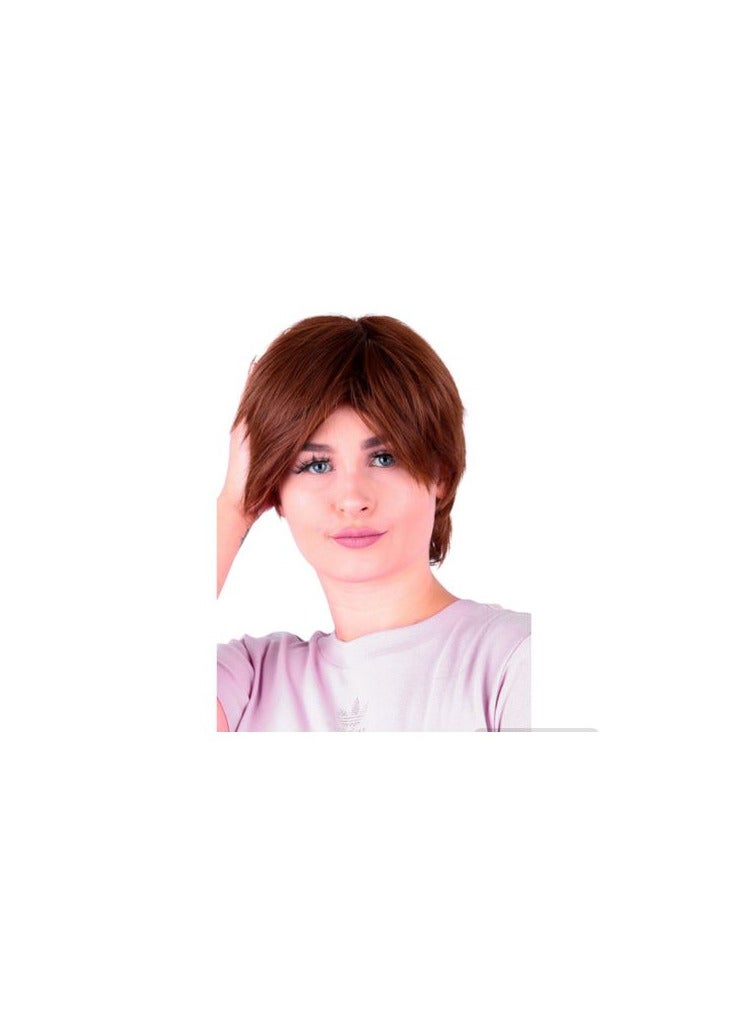 باروكة كاريه طويل لون بنى متوسط تقبل الغسيل والمكواة والسيشوار - Image 1