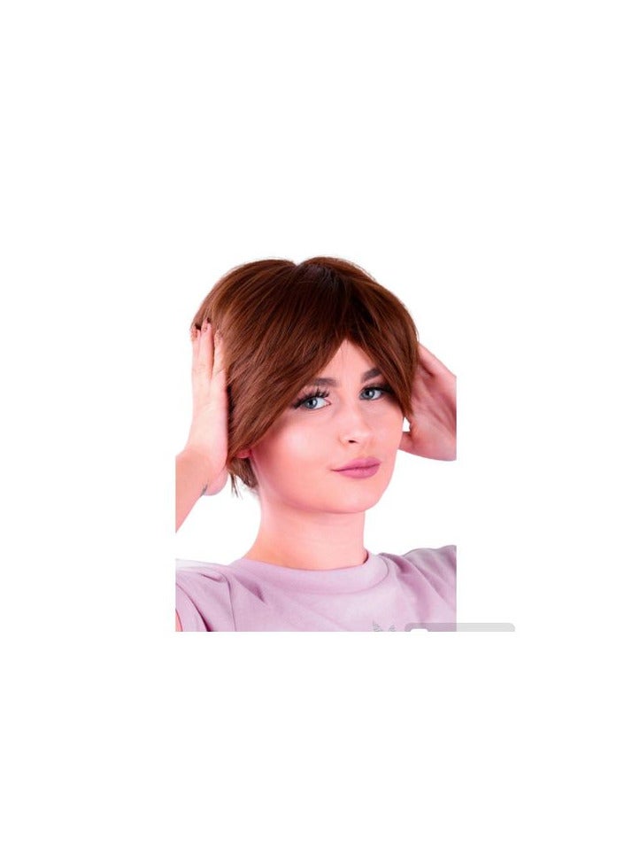 باروكة كاريه طويل لون بنى متوسط تقبل الغسيل والمكواة والسيشوار - Image 2