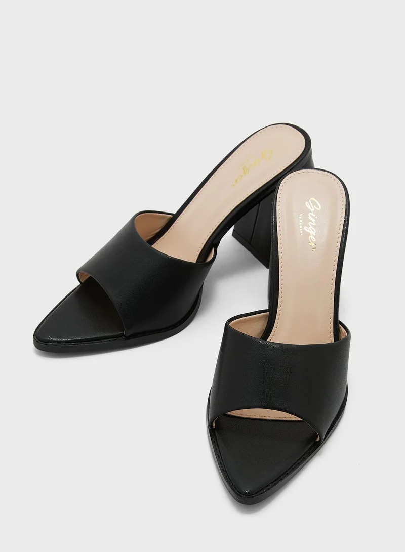 Ginger Block Heel Sandals