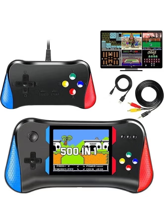 A ZONE Retro SUP Video Game Console X7M Handheld Game Player HD/AV Output Built-in 500 Games Portable Mini Electronic Machine - Image 1