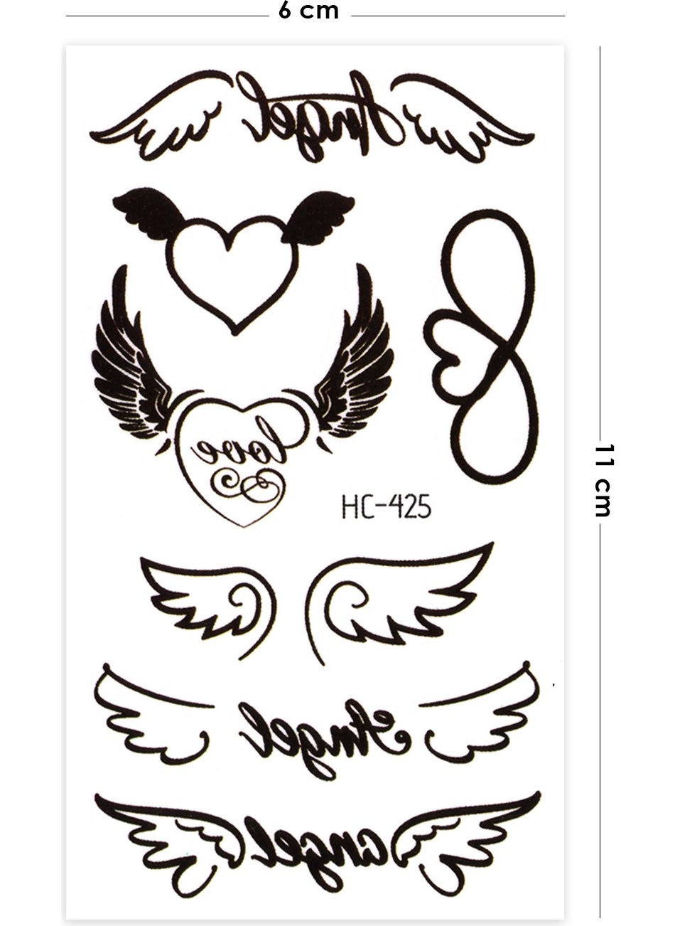 BP Tattoo - Angel Wing Tattoo, Infinity Tattoo, Minimal Tattoo Tattoo - Image 1