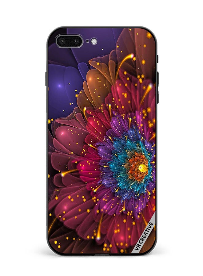 VR CREATIVE Protective Case Cover For Apple iPhone 7 Plus/8 Plus Flower Design Multicolour - Image 1