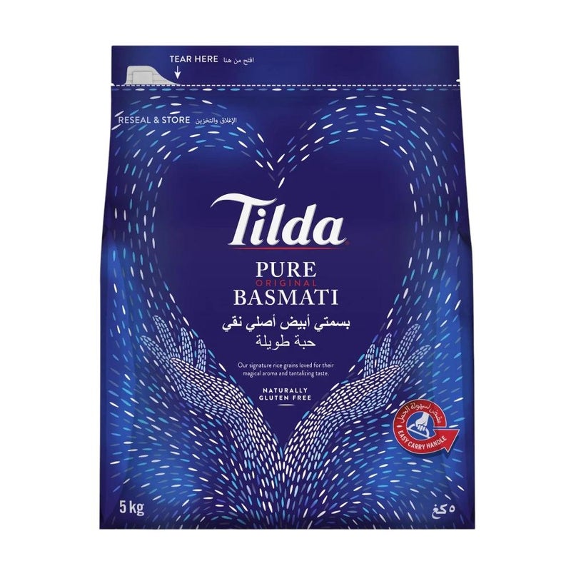 Tilda Pure Original Basmati Rice Naturally Gluten Free- 5kg