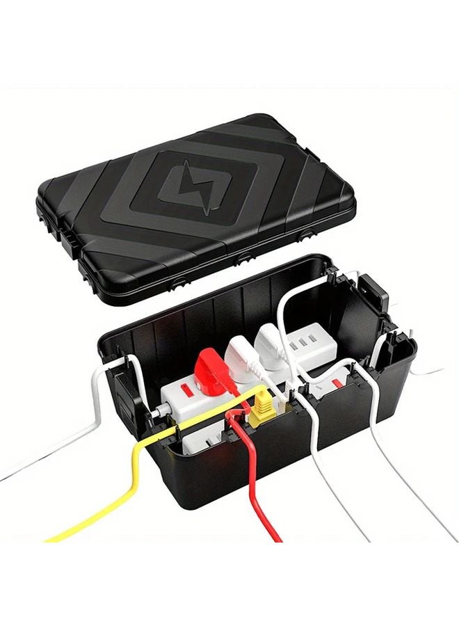 صندوق كهربائي خارجي كبير مقاوم للماء IP54 بآلية قفل متينة - Image 2