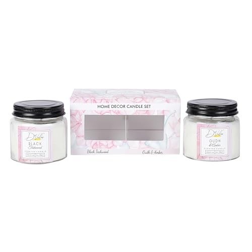 D'Velas™ Scented Jar Candles Pack of 2 with Black Screw Lid I 2 Scented Candle for Gifting & Home Décor & Other OccasionsI Up to 15 Hours Burn Time - Image 3
