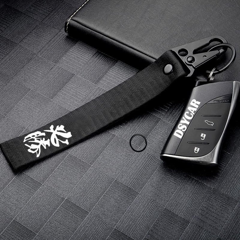 Dsycar for Victory Keychain Tag Car Motorcycle Keychain, Carabiner Key Ring Clip, Car Keychain Clip, Key Chain Ring for Men and Women (Victory - Black) - Image 4