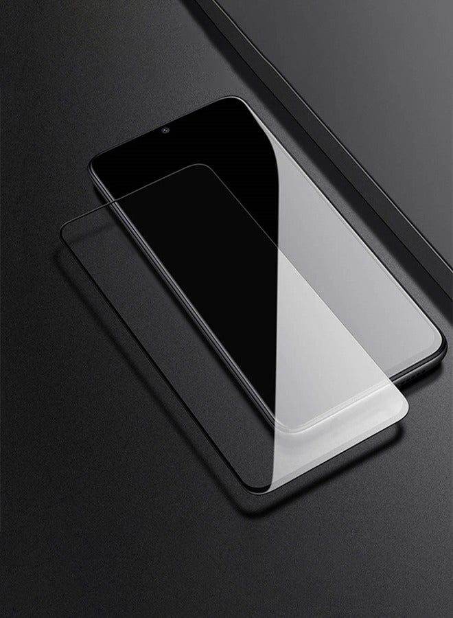 قطعتين واقي شاشة زجاجي كامل لهاتف OPPO Reno 11F 5G أسود/شفاف مع ملحقات واقي الشاشة - Image 3