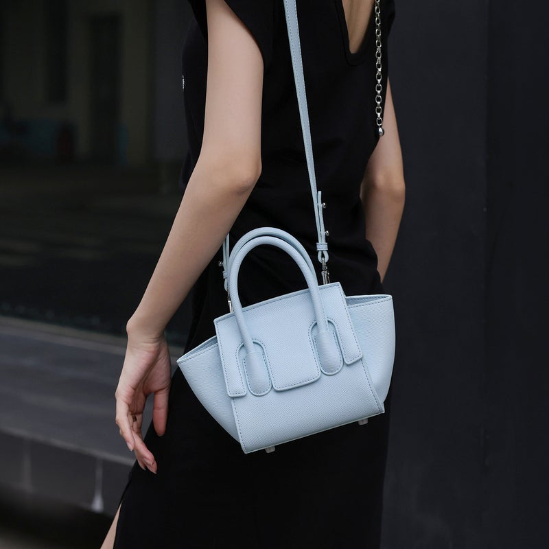 Niche Cowhide Bag Big Eye Bag Crossbody Bag High Quality Fashion Satchel Wing Bag Smiley Face Bag - Image 4