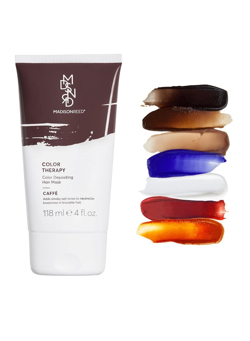 Madison Madison Reed Color Therapy, Caffe, Color Depositing Hair Mask & Deep Conditioning Treatment, Intensely Hydrating, Refreshes Color & Tone, Keratin & Argan Oil, 4 Fl Oz (118 mL)  - Image 1